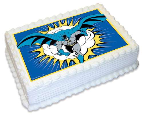 Batman Edible Icing Image #2 - Click Image to Close